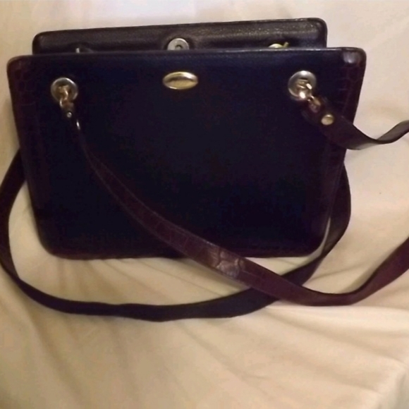 Bally Black and Brown Shoulder Bag - Picture 3 of 6